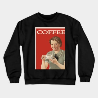 Coffee - Retro Advertising Crewneck Sweatshirt